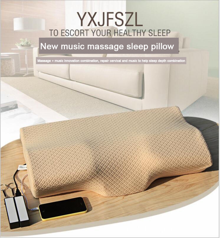Intelligent Promote Sleep Memory Foam Pillow with Polyester / Cotton cover - Image 2
