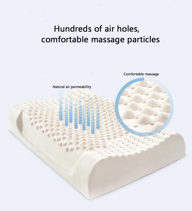 Intelligent Sleep Latex Pillow With Tencel Cover - Image 5